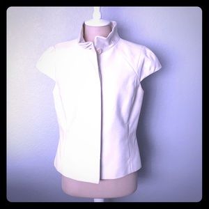 Banana Republic Ivory Short Sleeve Jacket Size 8